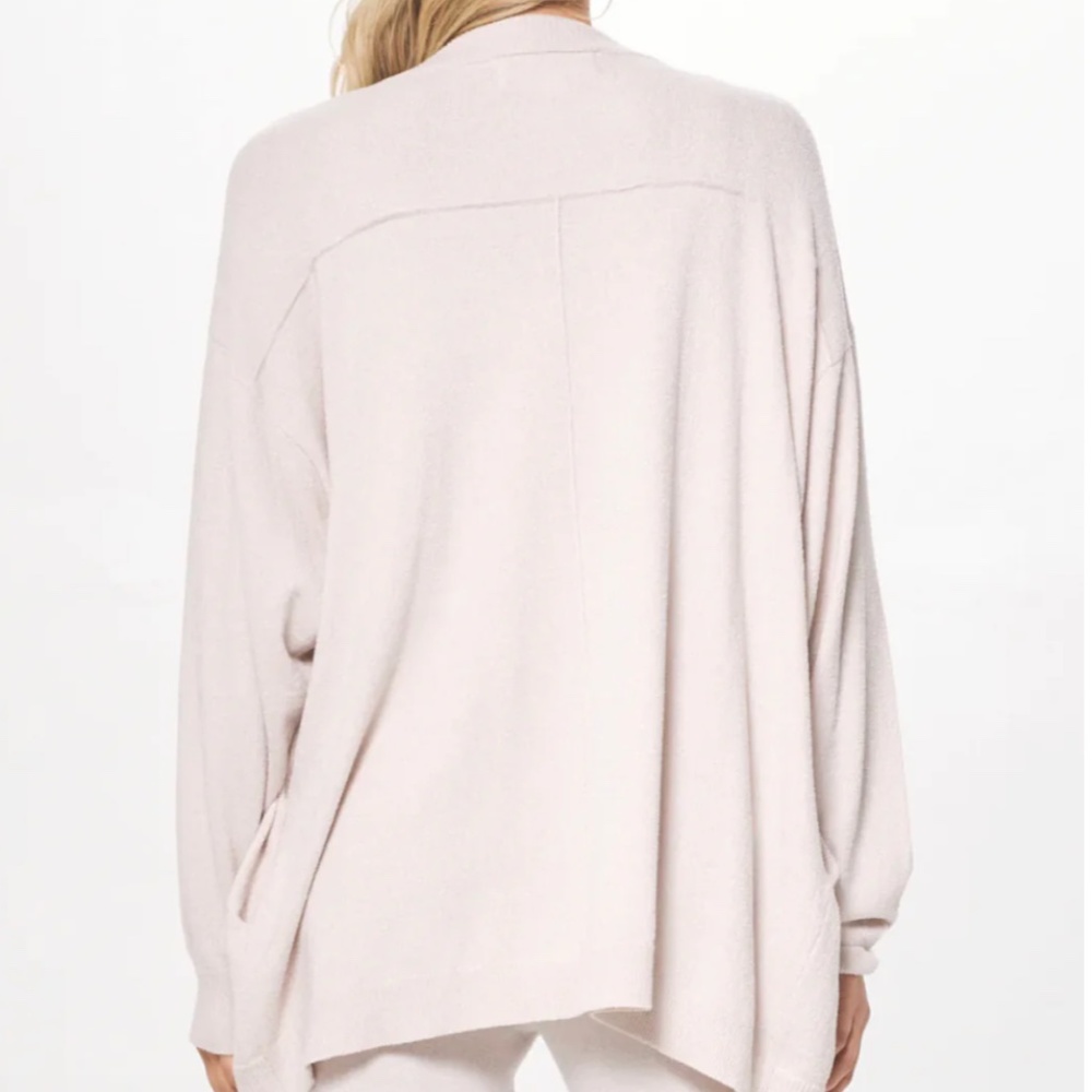 🔥NWT🔥Vintage Havana Open Front Oversized White Cardigan - Picture 2 of 6
